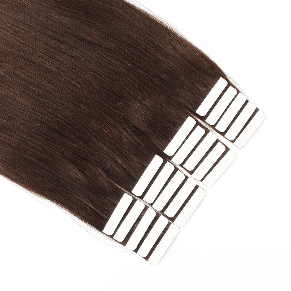 Tape  In Hair Extension #3 Medium Dark Brown 14inch & 16inch