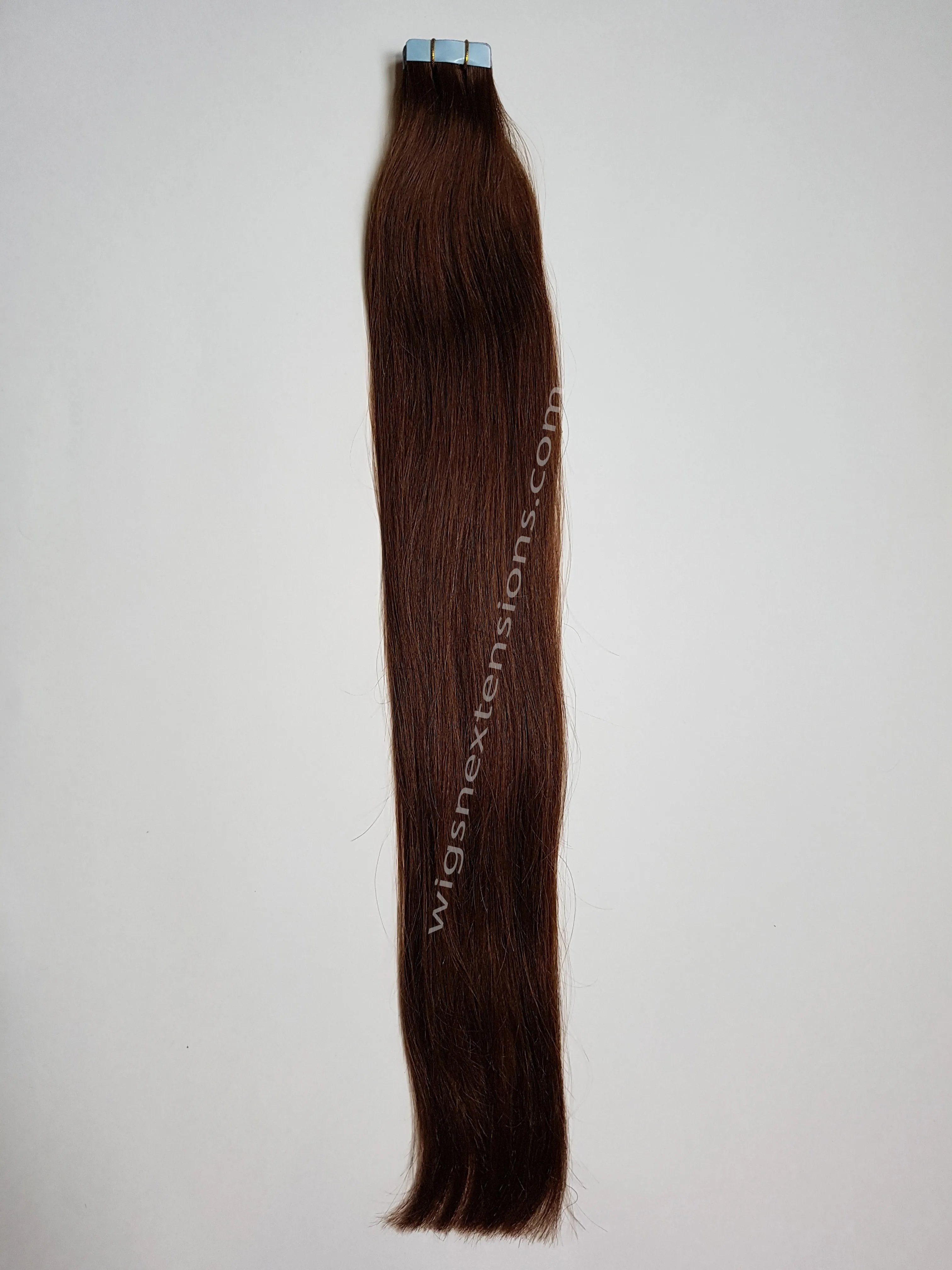 Tape In Remy Human  Hair Extensions Grade 8A  Colour # 4 Chocolate Brown