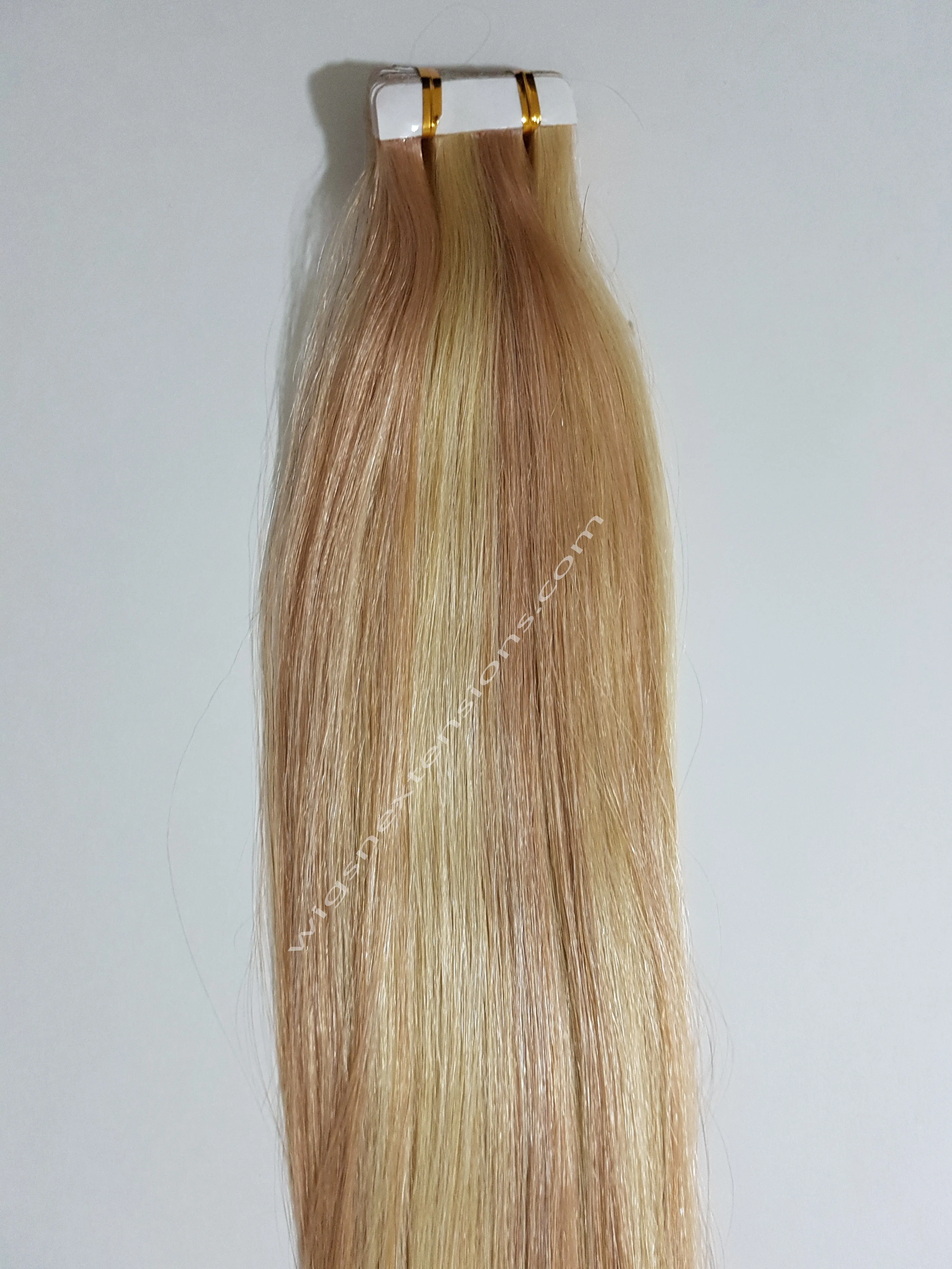 Tape In Remy Human  Hair Extensions Grade 8A  Colour # 613/18