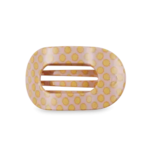 TELETIES | Medium Flat Round Hair Clip {Sunny Days Ahead}