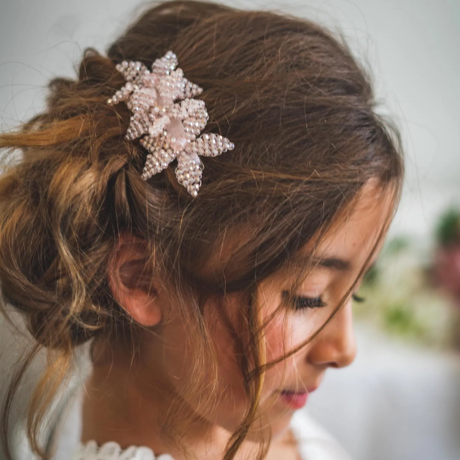 The Fairies In The Mist Designer Crystal Hair Clip