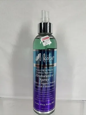 The Mane Choice Tropical Moringa Restorative Spray Curly Wavy Kinky Hair 8 oz