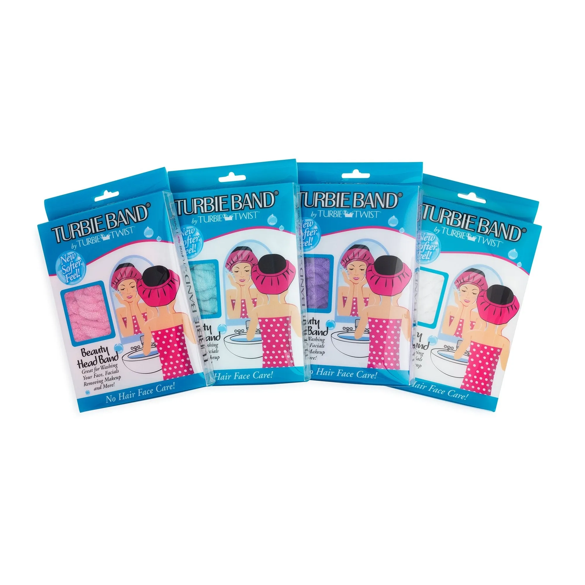 The Turbie Band® Four Pack - Extra Wide Headband