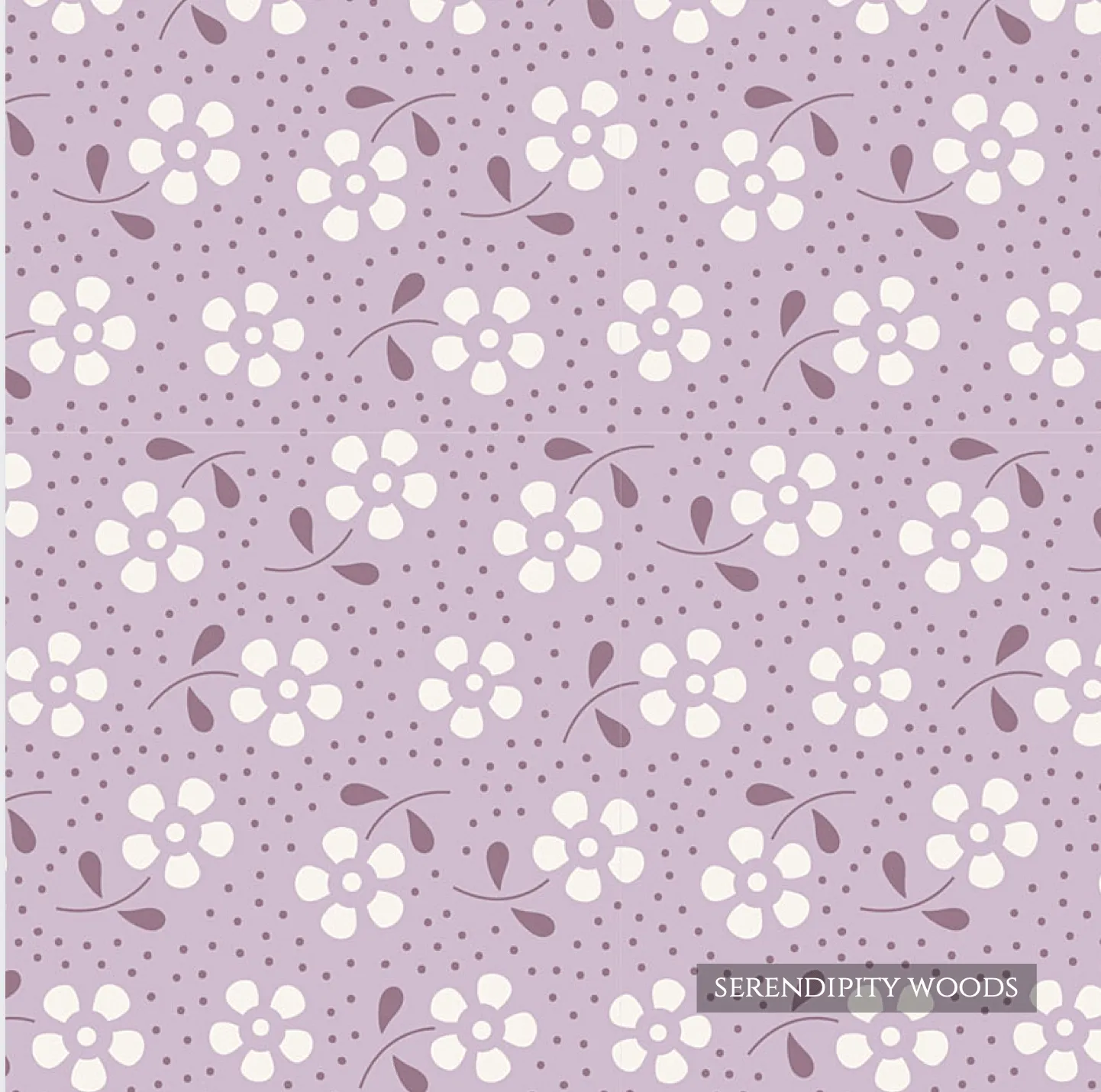 Tilda Meadow Basics Meadows Lilac 130090 by Tone Finnanger
