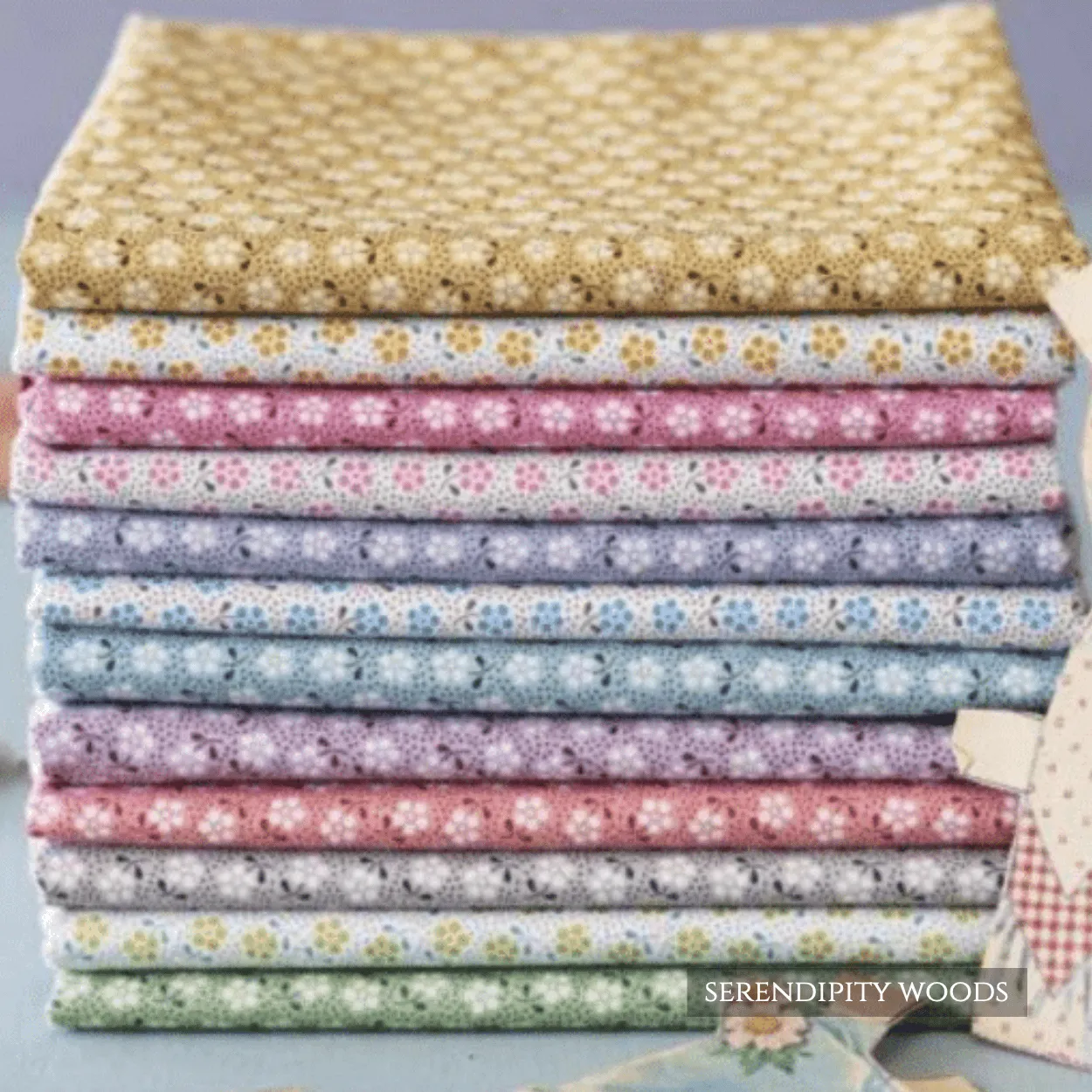 Tilda Meadow Basics Meadows Pink 130082 by Tone Finnanger