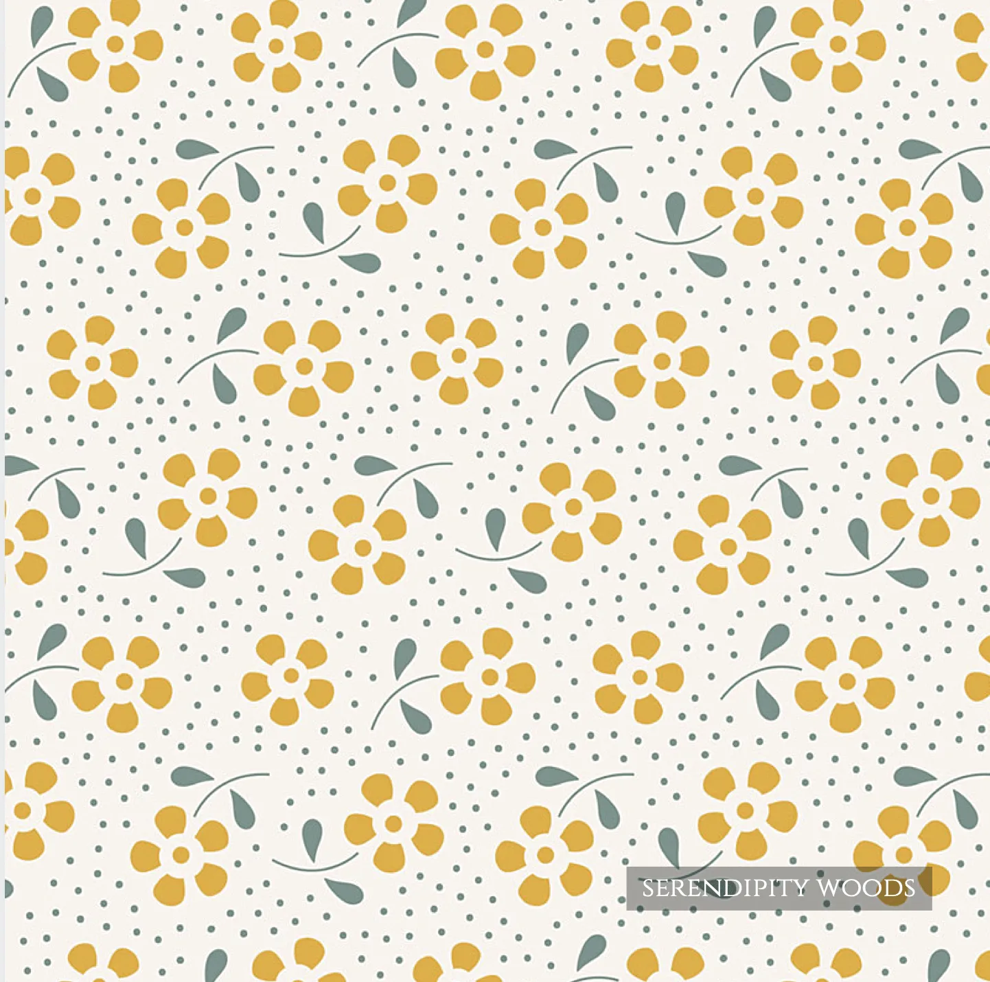 Tilda Meadow Basics Meadows Yellow 130084 by Tone Finnanger