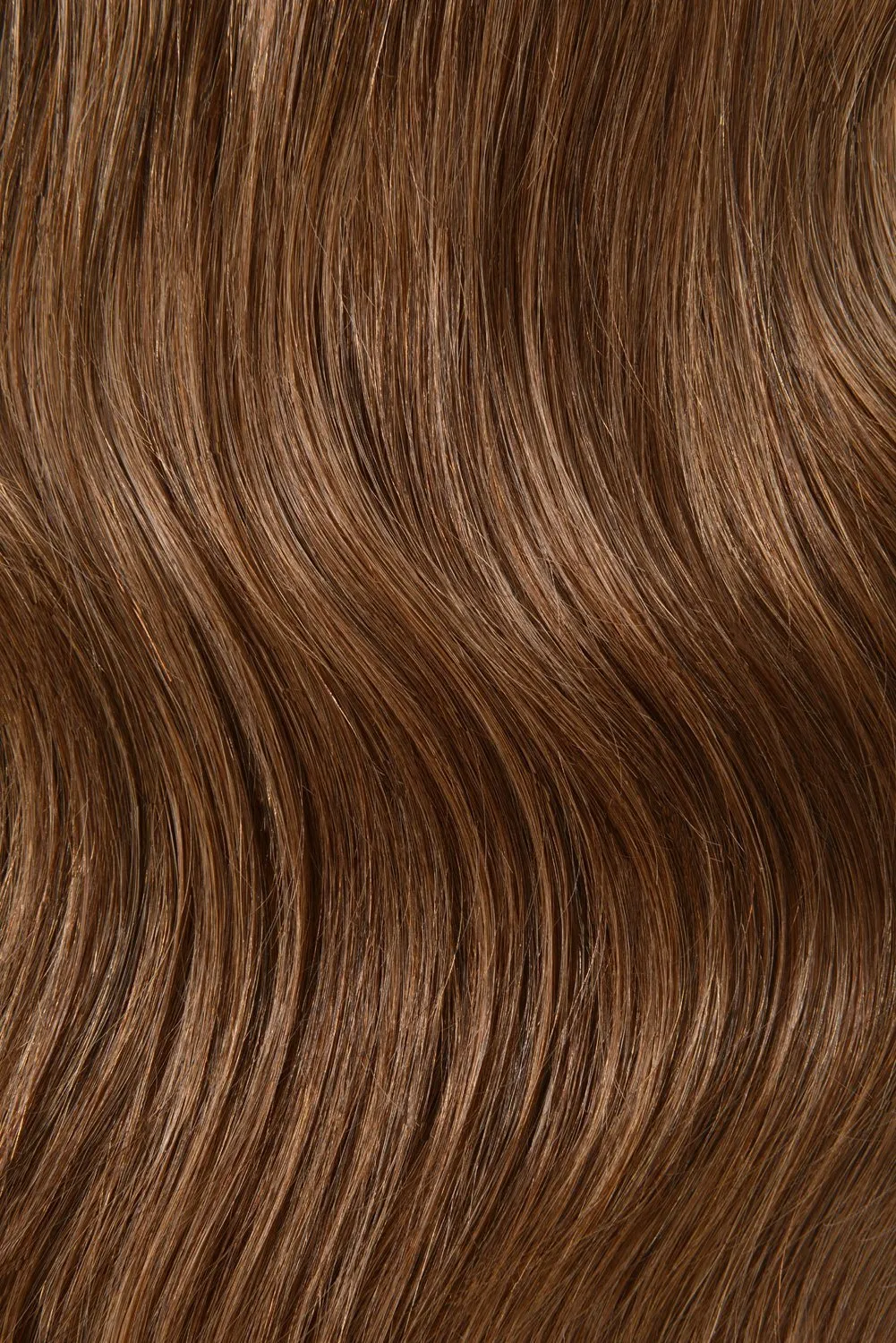 Toffee Brown (#5) Double Wefted Full Head Clip In Hair Extensions