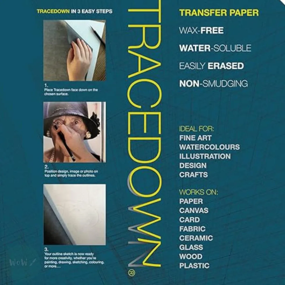 Tracing Down - TRACEDOWN  - A3 - Single sheet - GRAPHITE