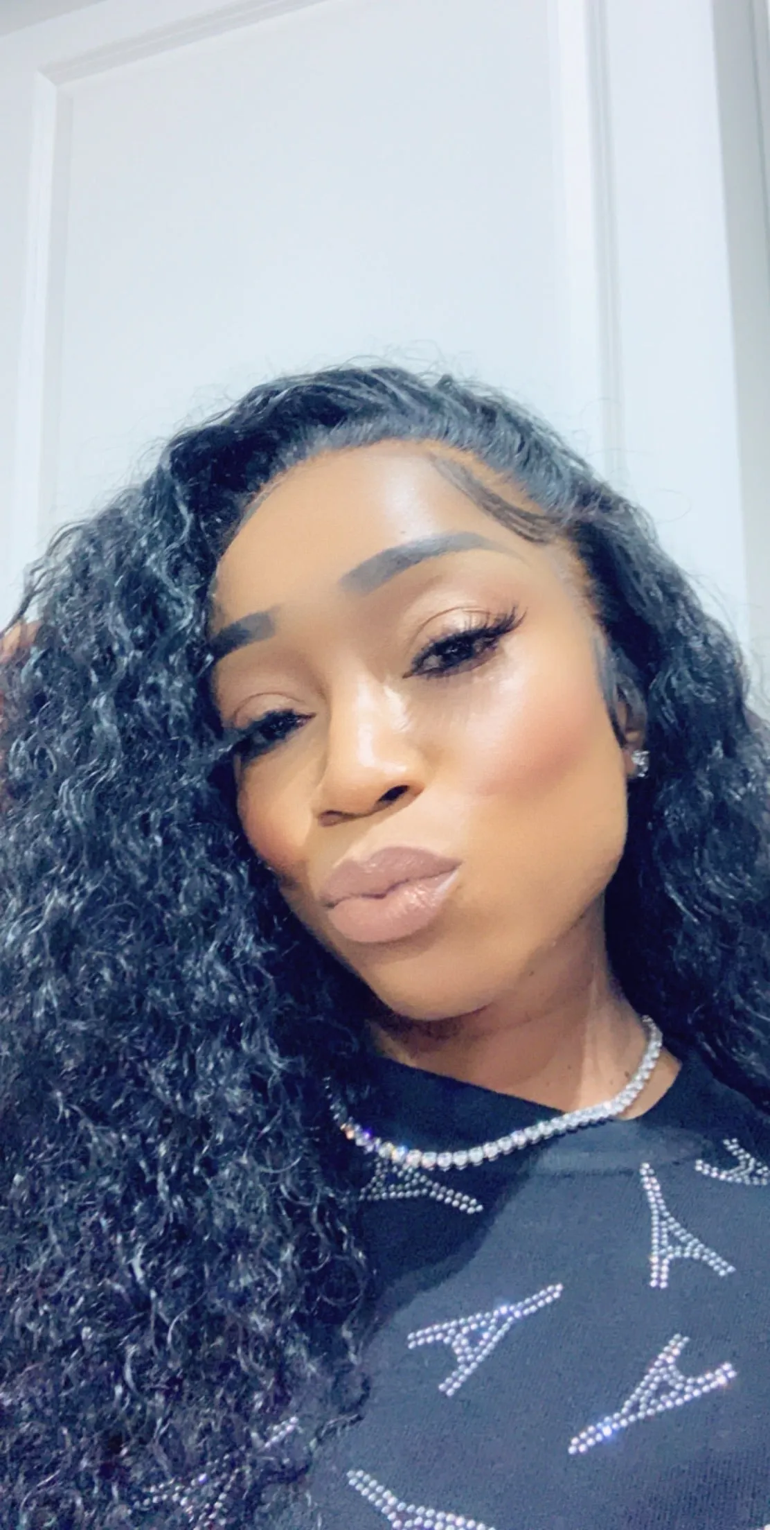 Transparent Cambodian Mink Lace Front DeepWave Wig