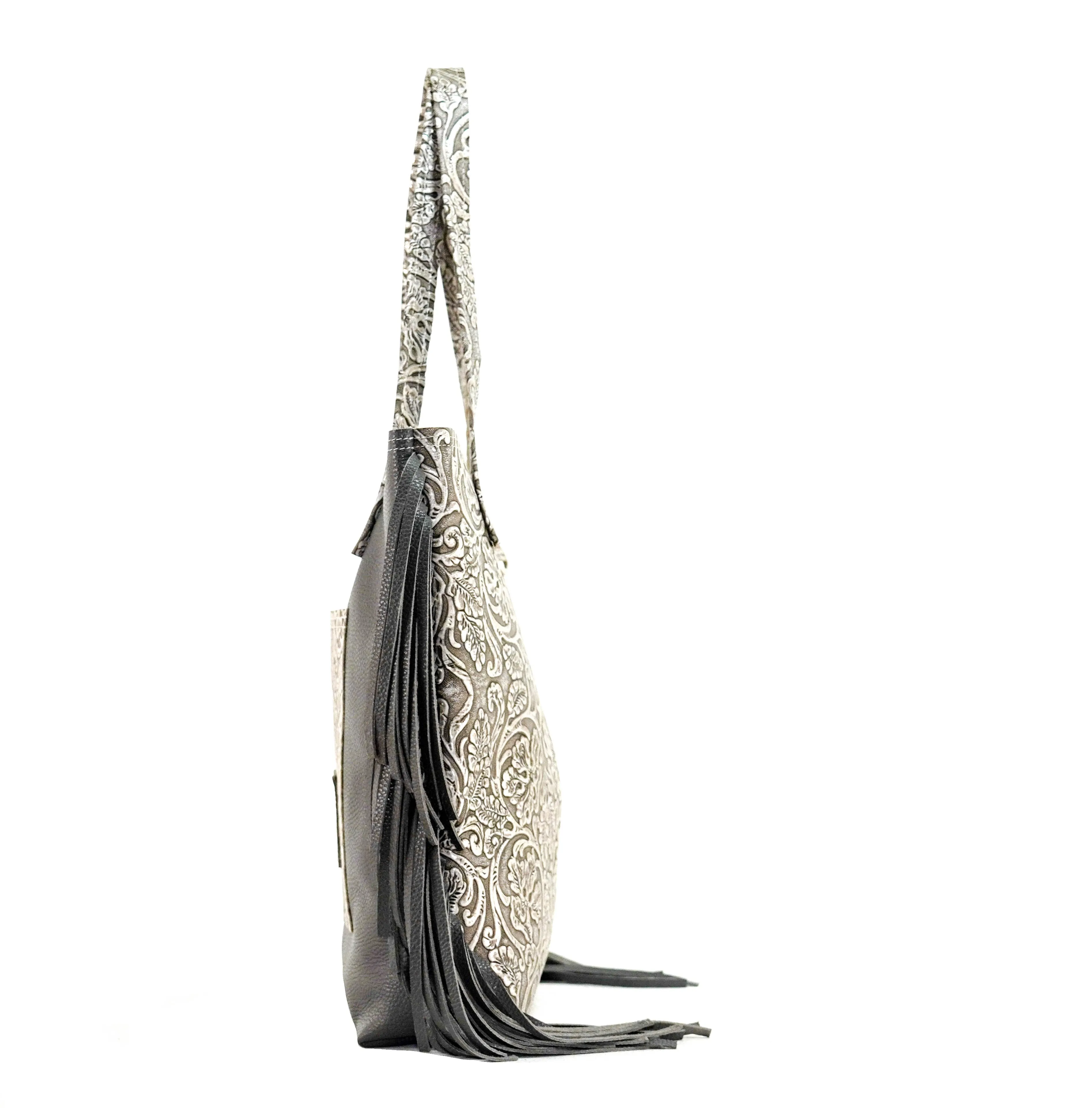 Trisha - All Embossed w/ Silver tool