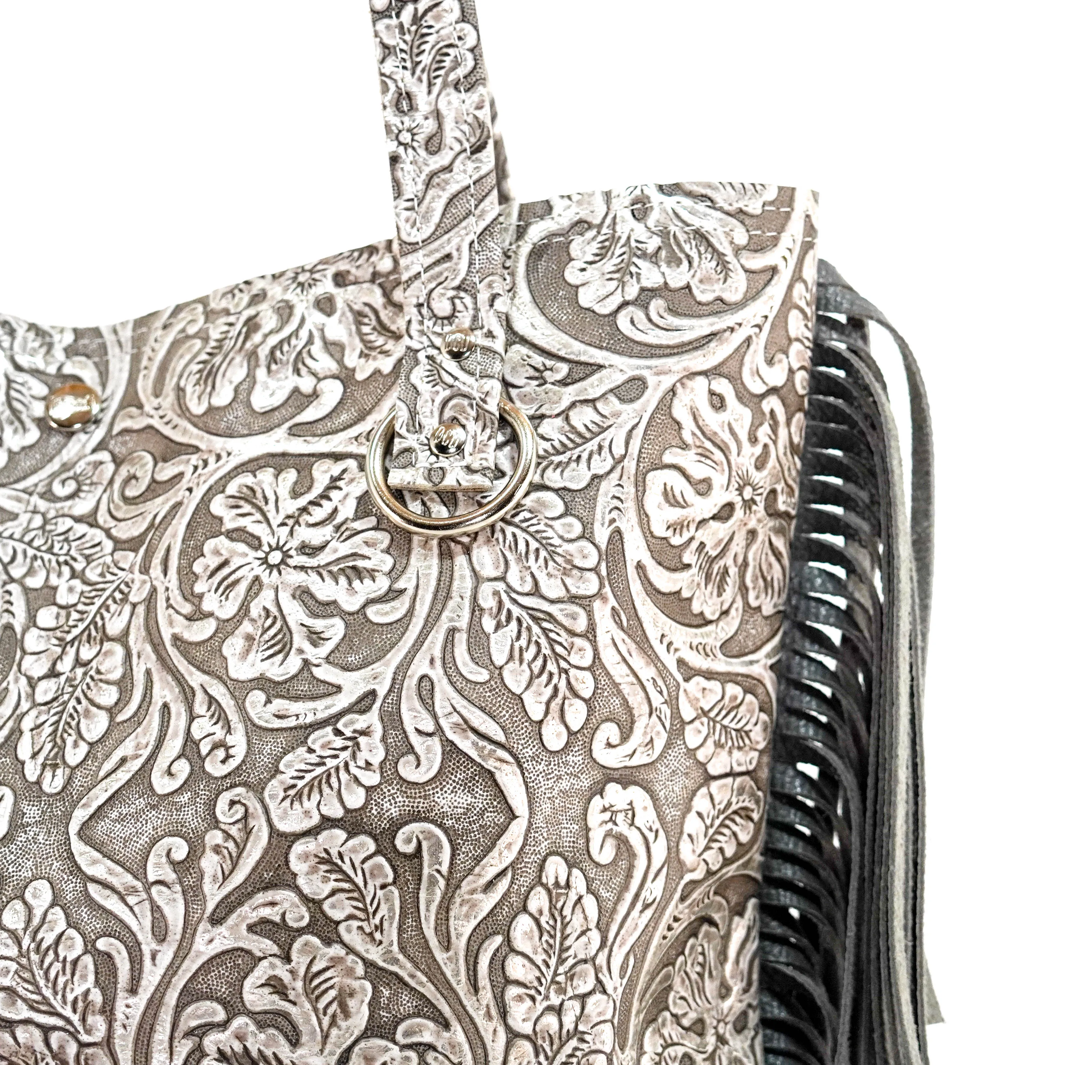 Trisha - All Embossed w/ Silver tool