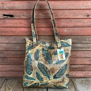 Trisha - Blank Slate w/ Turq. Patina Feather