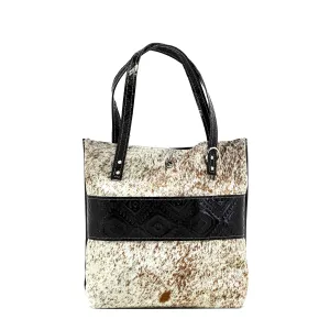 Trisha - Chocolate & White w/ Onyx Aztec