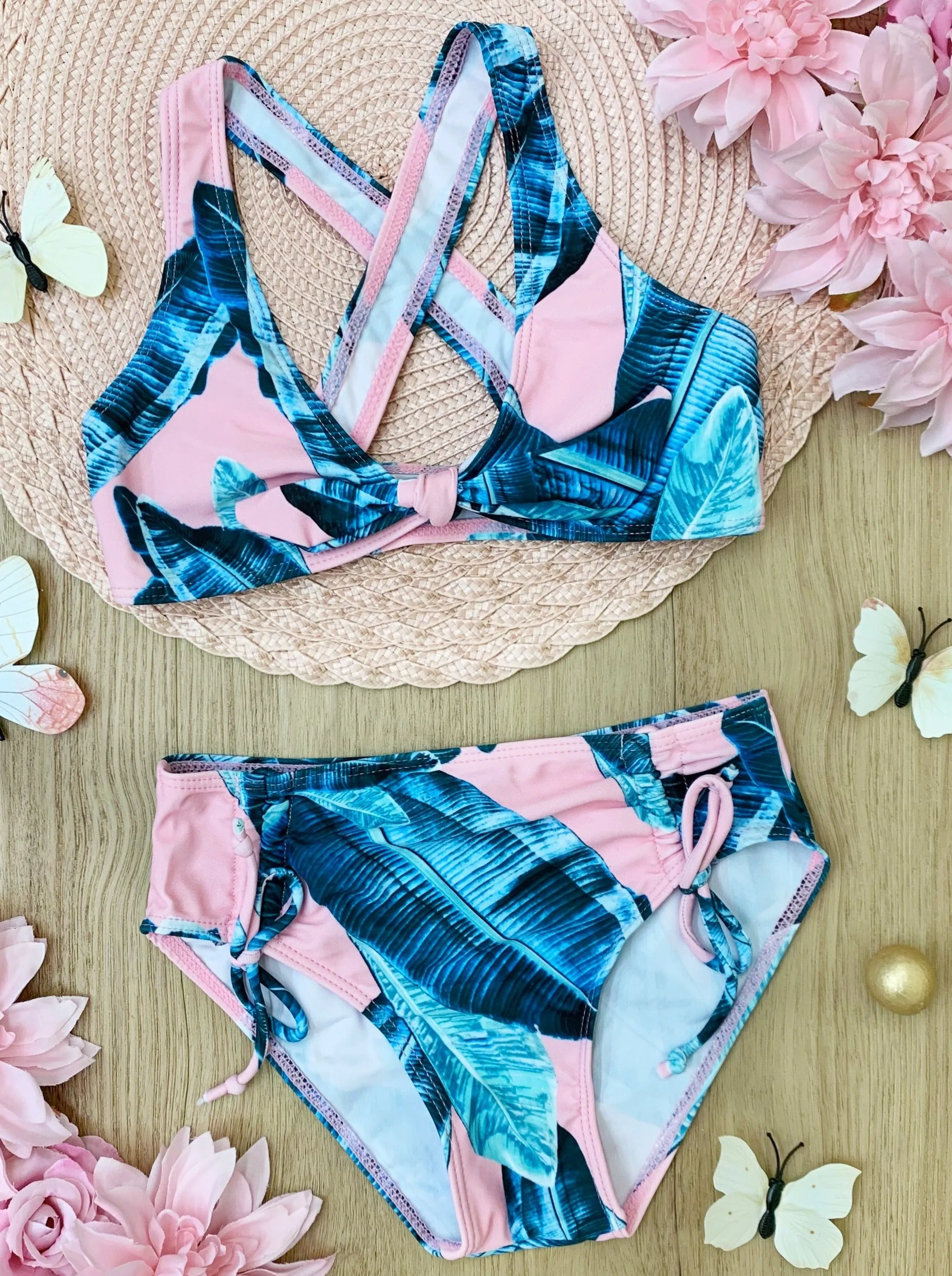 Tropical Beaches Two Piece Swimsuit