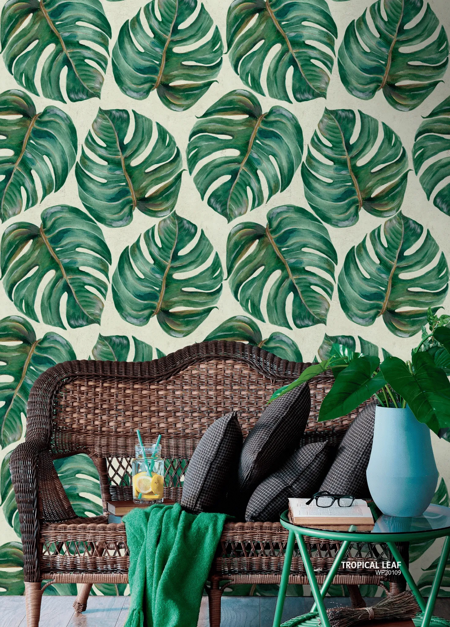 TROPICAL LEAF Premium Wallpaper