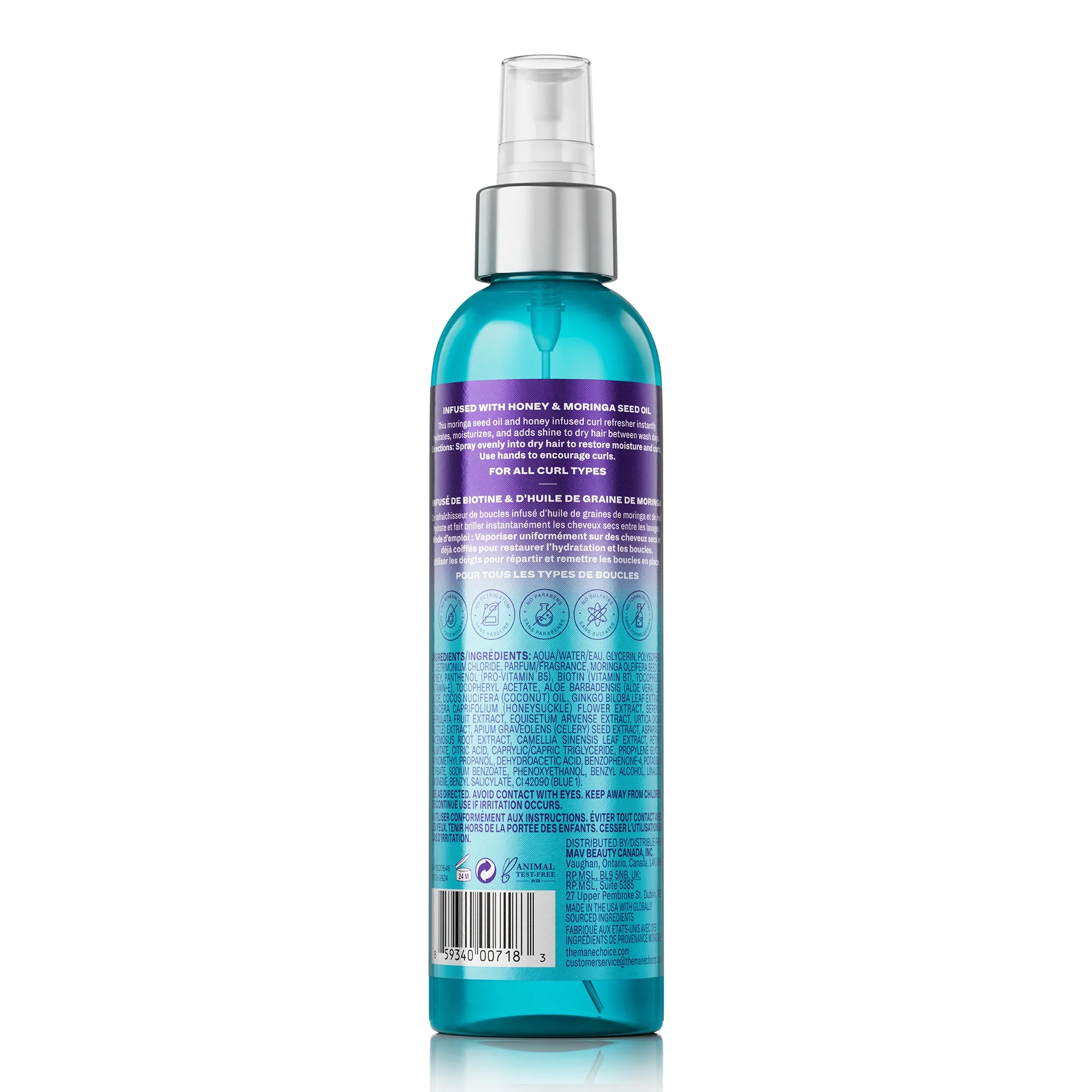 Tropical Moringa Sweet Oil & Honey Endless Moisture Restorative Spray