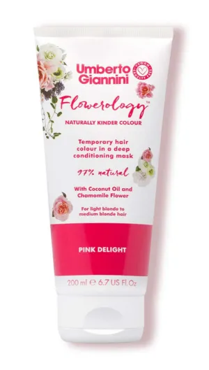 Umberto Giannini - Flowerology - Masque colorant temporaire "pink delight"  - 200ml