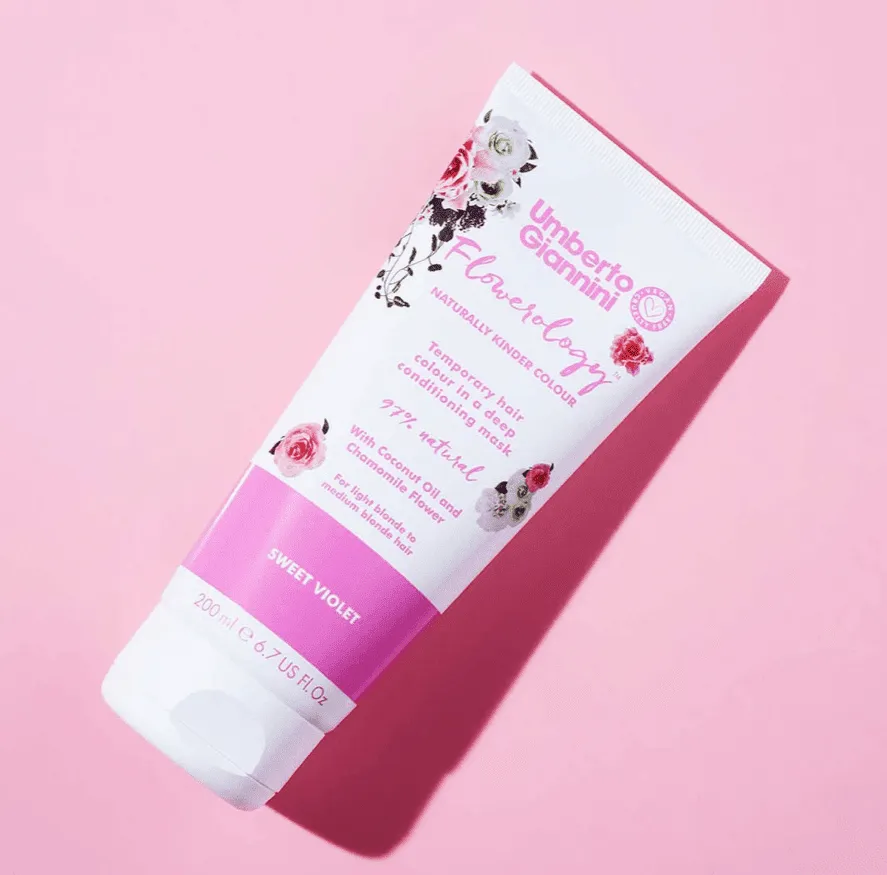 Umberto Giannini - Flowerology - Masque colorant temporaire "sweet violet"  - 200ml