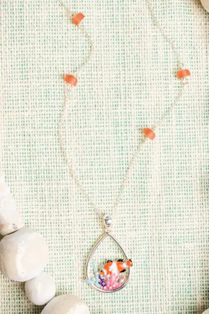Underwater Adventure Tropical Teardrop Necklace