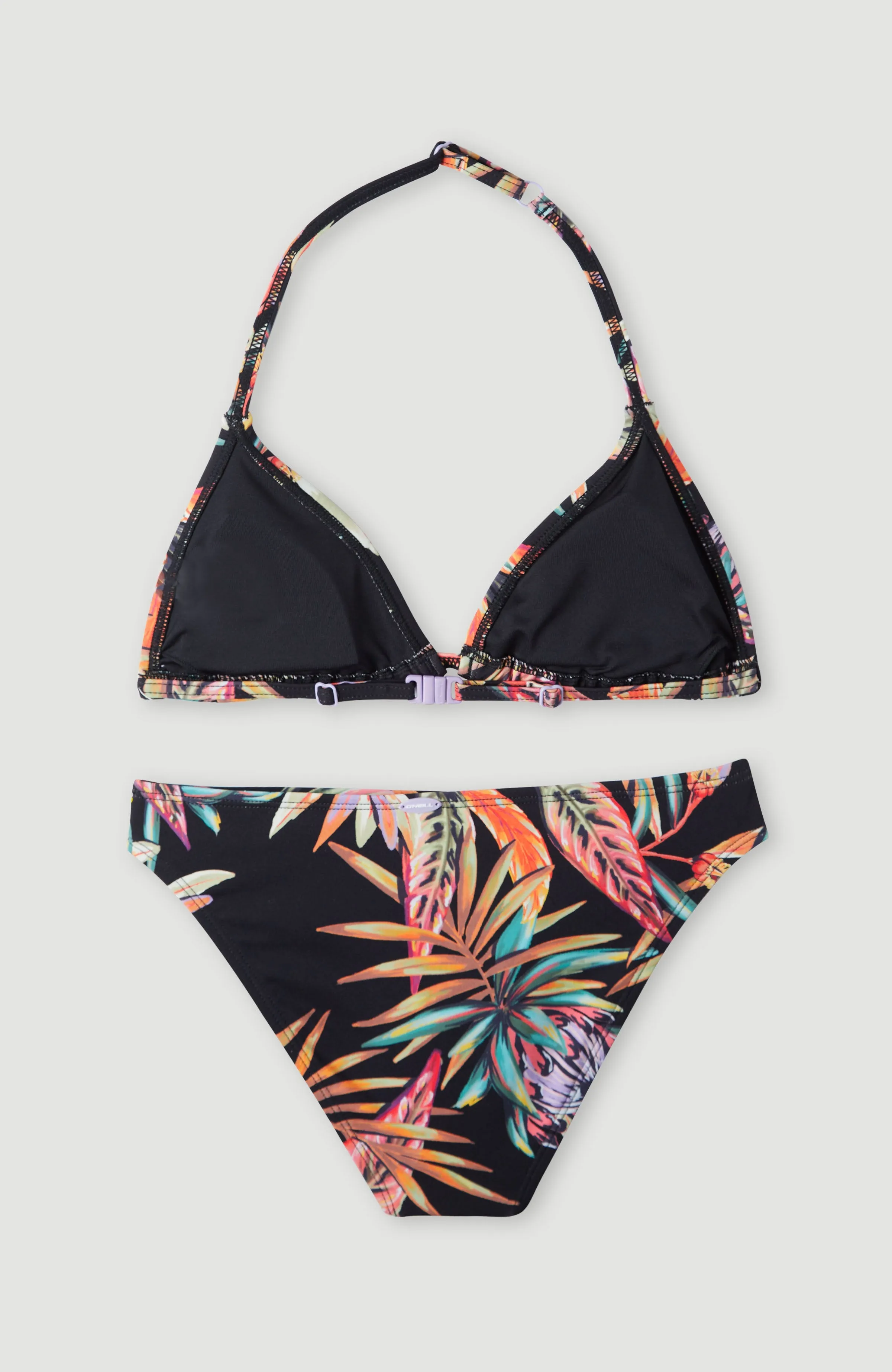 Venice Beach Party Bikini | Black Tropical Flower