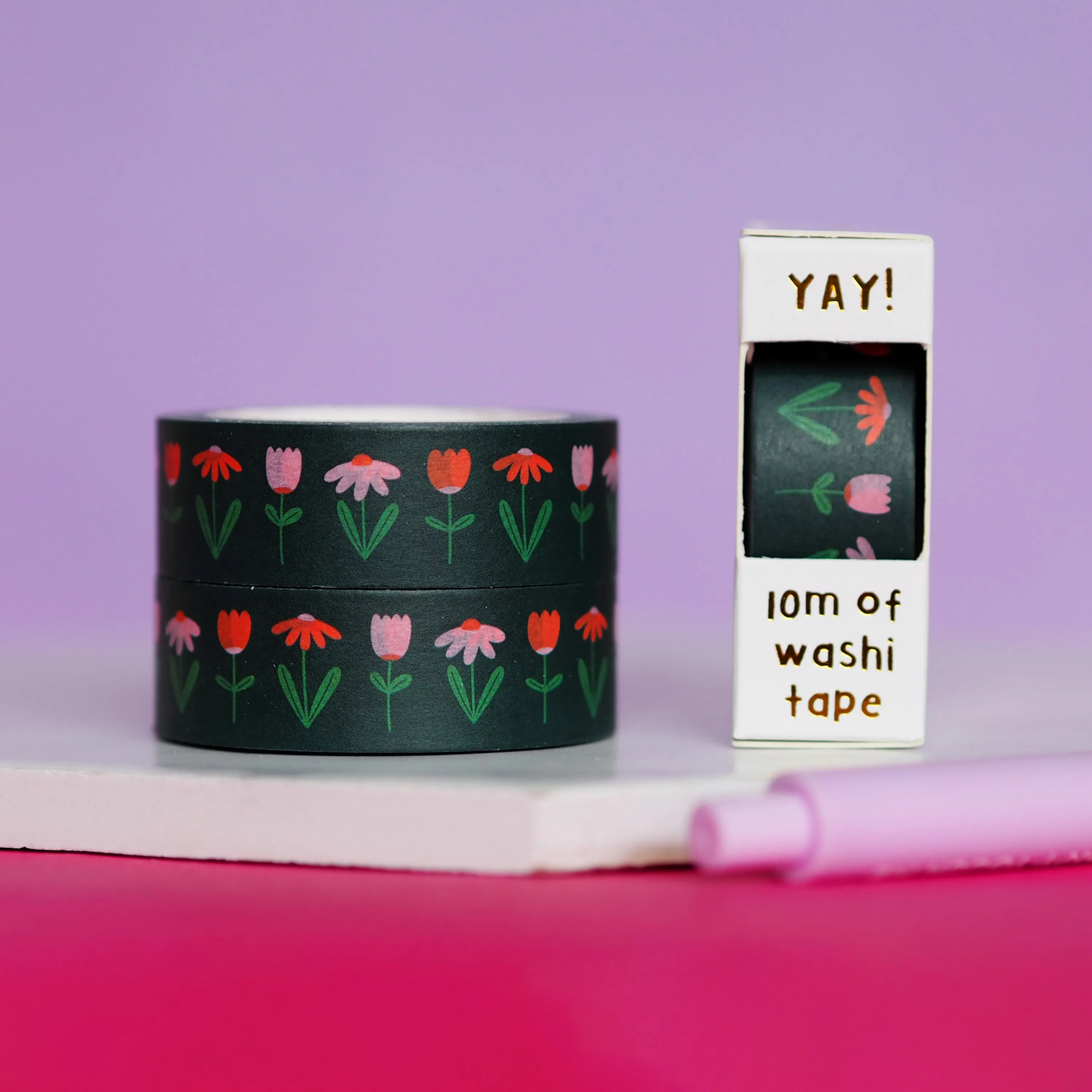 Verdant Floral Washi Tape