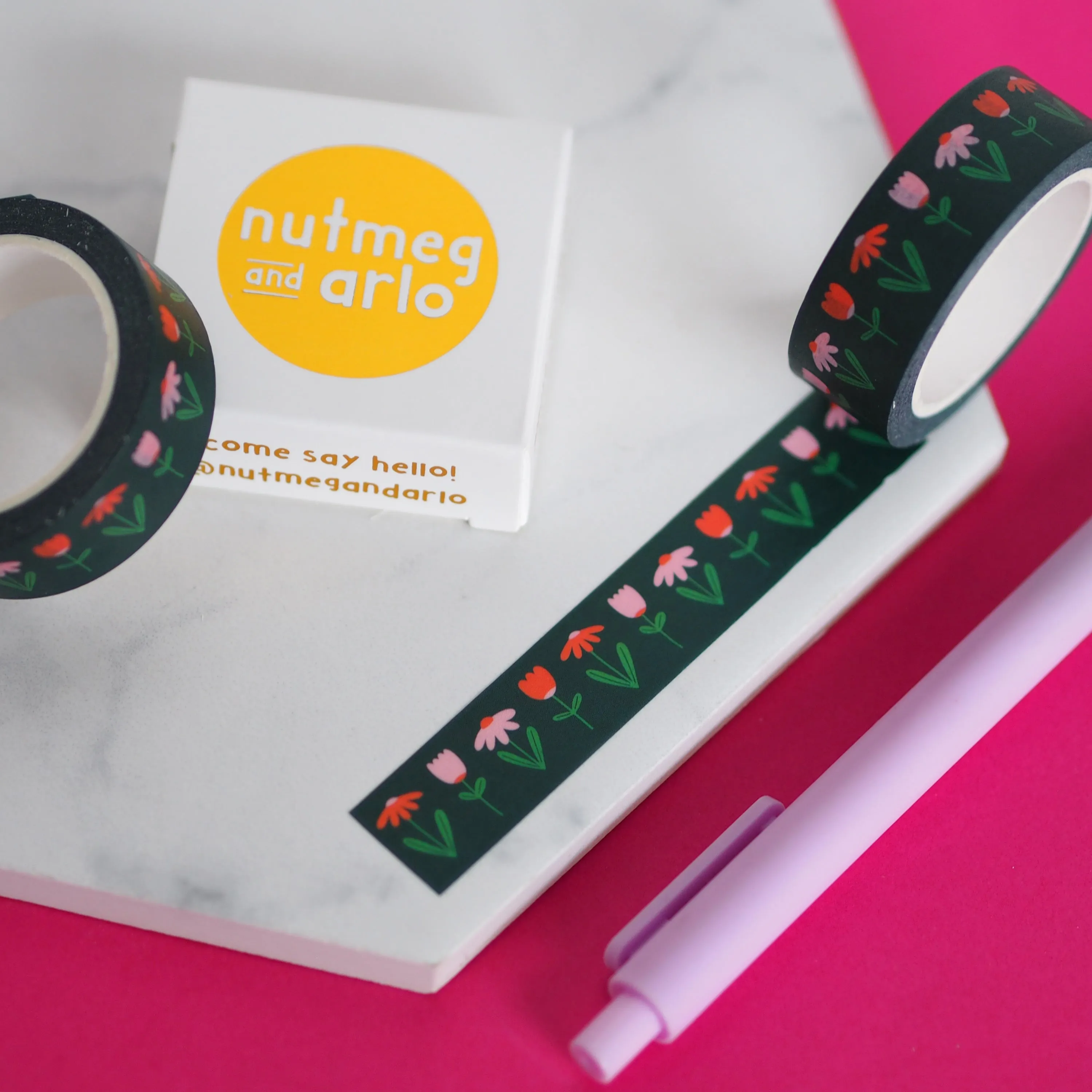 Verdant Floral Washi Tape