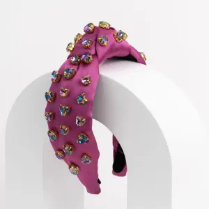 Volcano Rainbow Hearts Headband