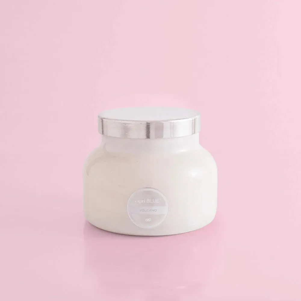 Volcano White Signature Jar Candle, 19oz.