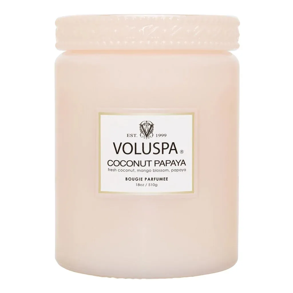 Voluspa Coconut Papaya Large Jar Candle
