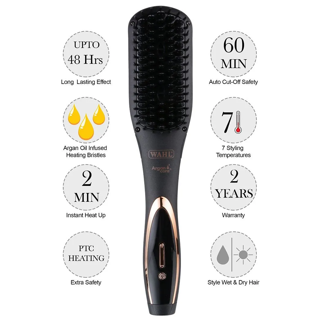 Wahl Argan Care Smart Brush - Black