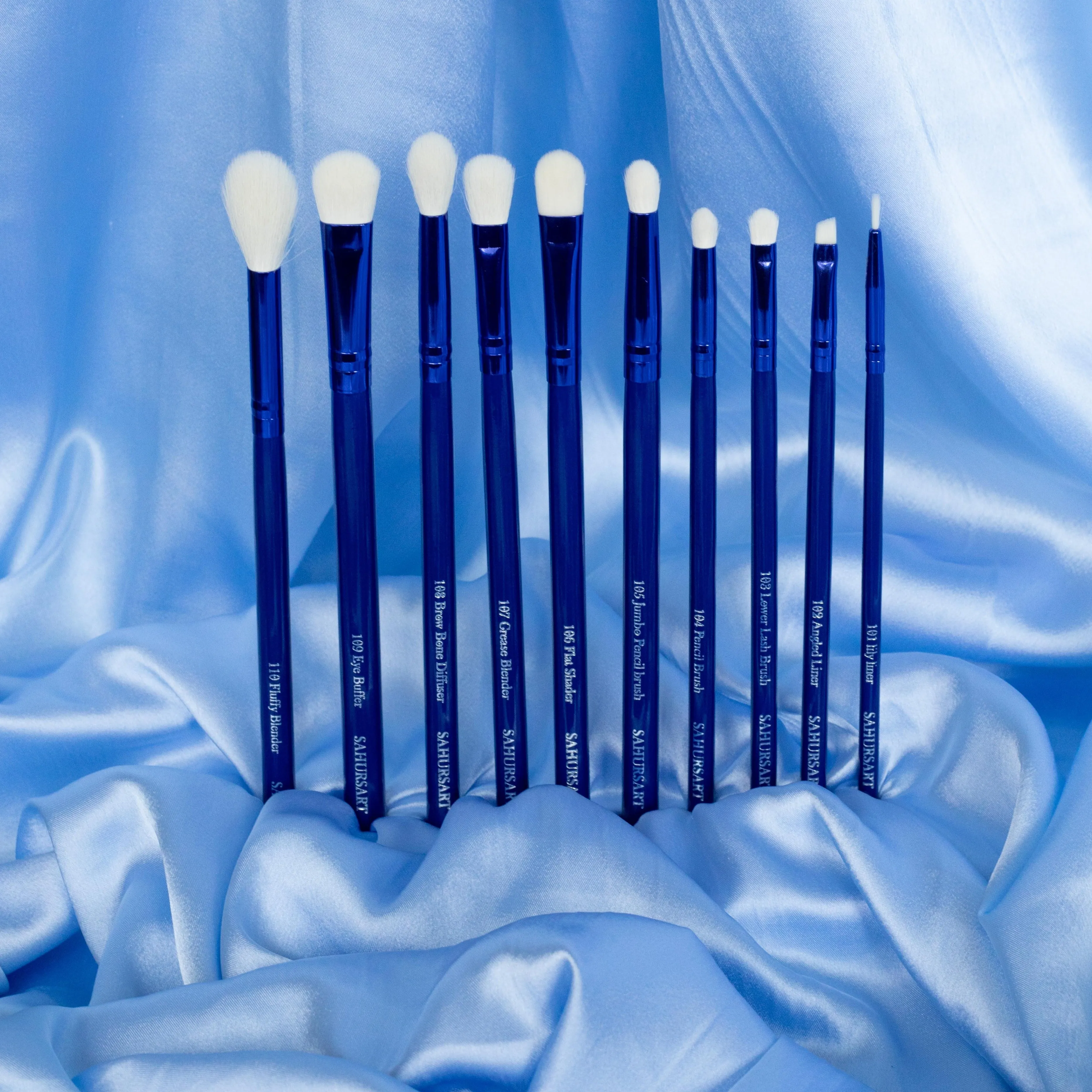 WATERLILY- 10 Piece Eye Brush Set