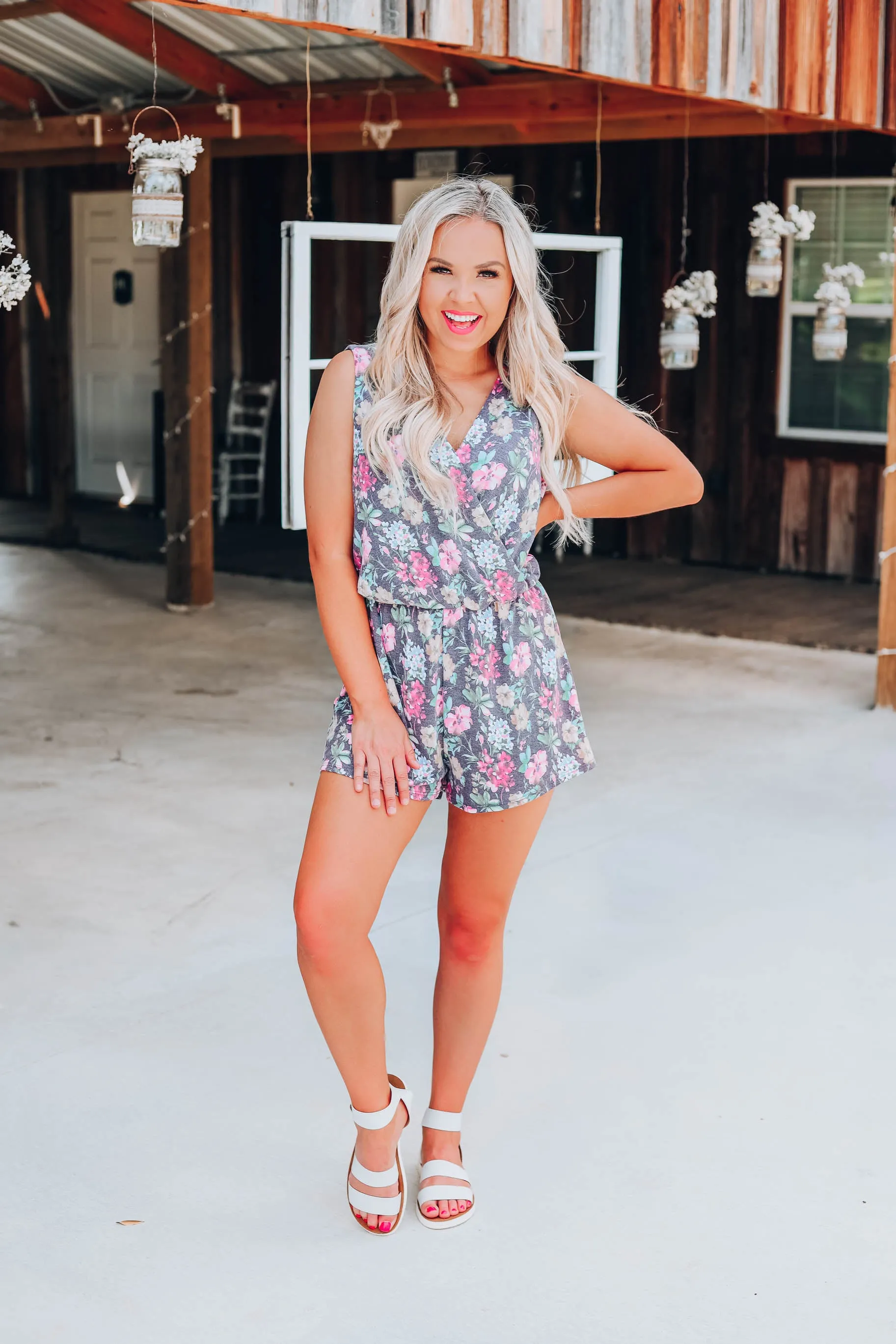 Wild Flowers Floral Romper