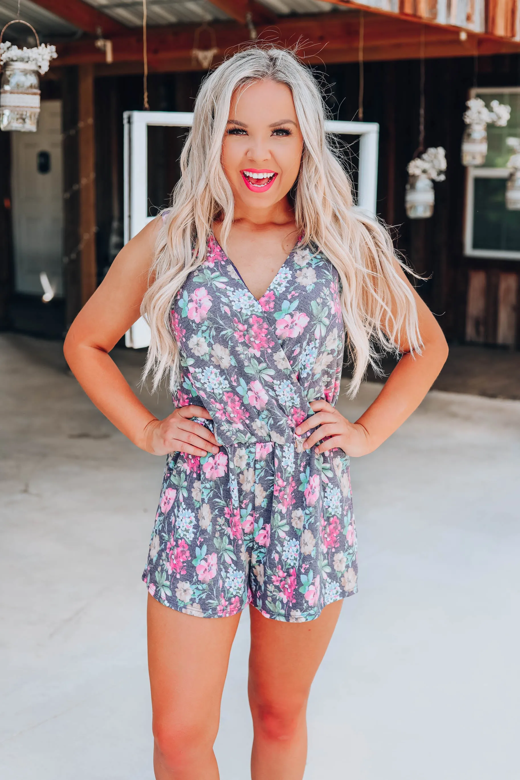 Wild Flowers Floral Romper