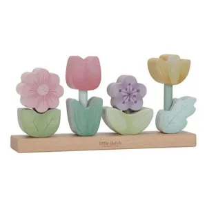 Wooden Stacking Puzzle Flowers - Fairy Garden, Little Dutch